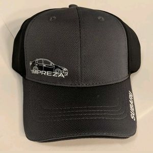 Subaru Impreza Black/Gray Adjustable Baseball Cap